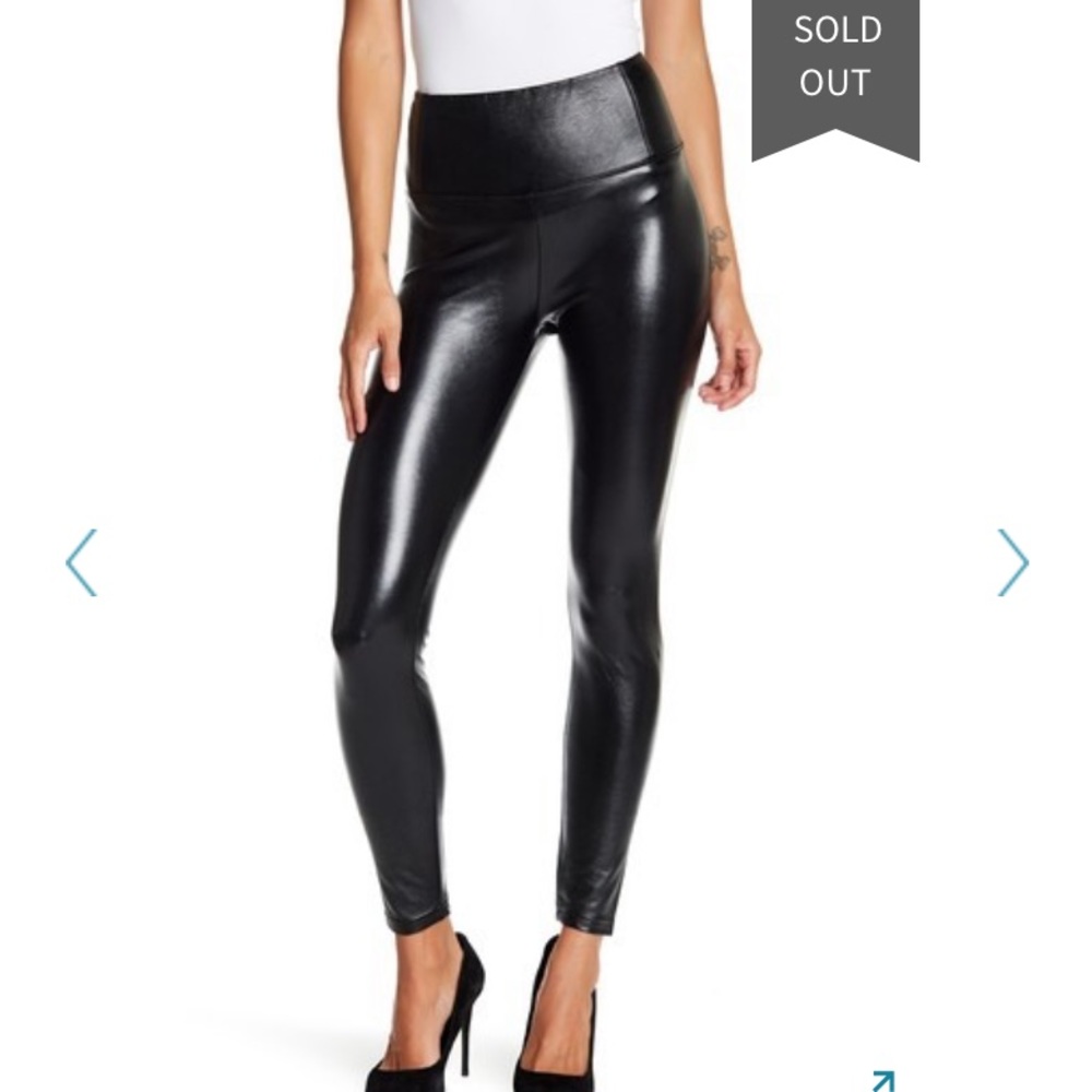 Faux Leather Strechy Leggings